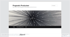 Desktop Screenshot of pragmaticproducteer.com